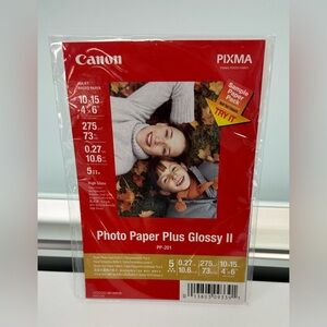 🆓 Free if added to a bundle of $20+ NWOT Canon Photo Paper Plus Gloss II Pack